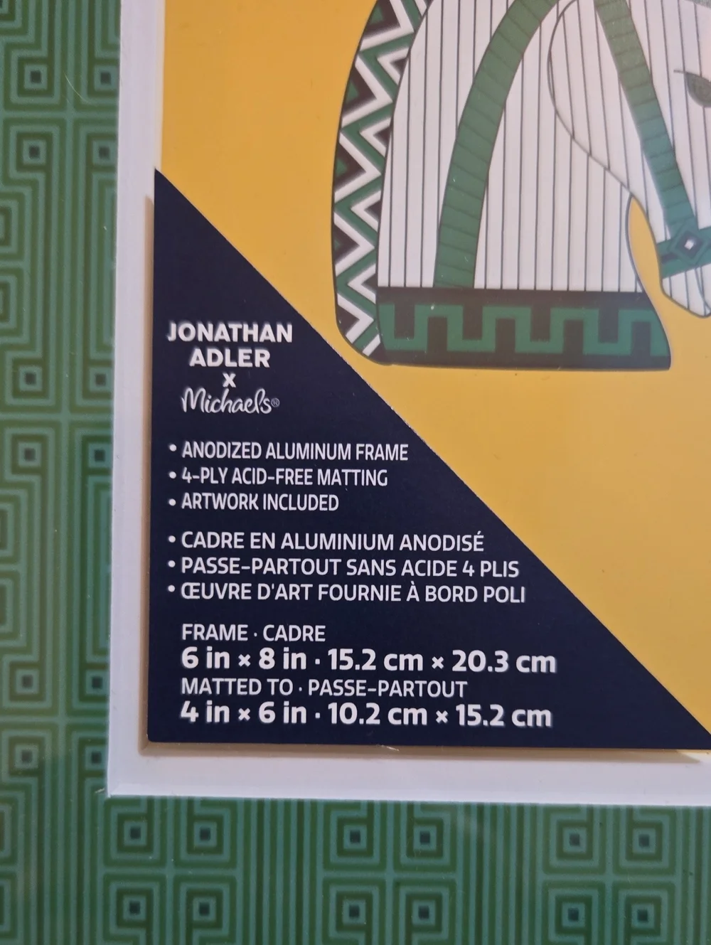 Jonathan Adler Black Picture Frame And Wall Art